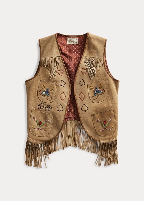 Women's Ralph Lauren Limited-Edition Suede Vests | 259163RLI